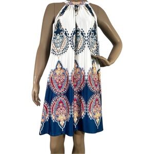 Bohemian Charm Mini Dress Size Large